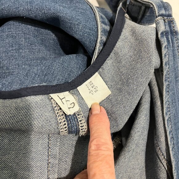 Women's HG Denim Cover all jumpsuit Size S - Picture 4 of 5